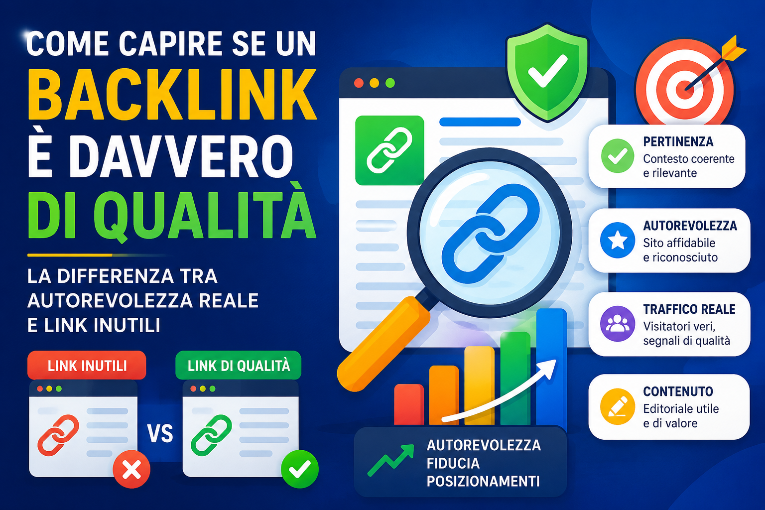 Come capire se un backlink è davvero di qualità: la differenza tra autorevolezza reale e link inutili
