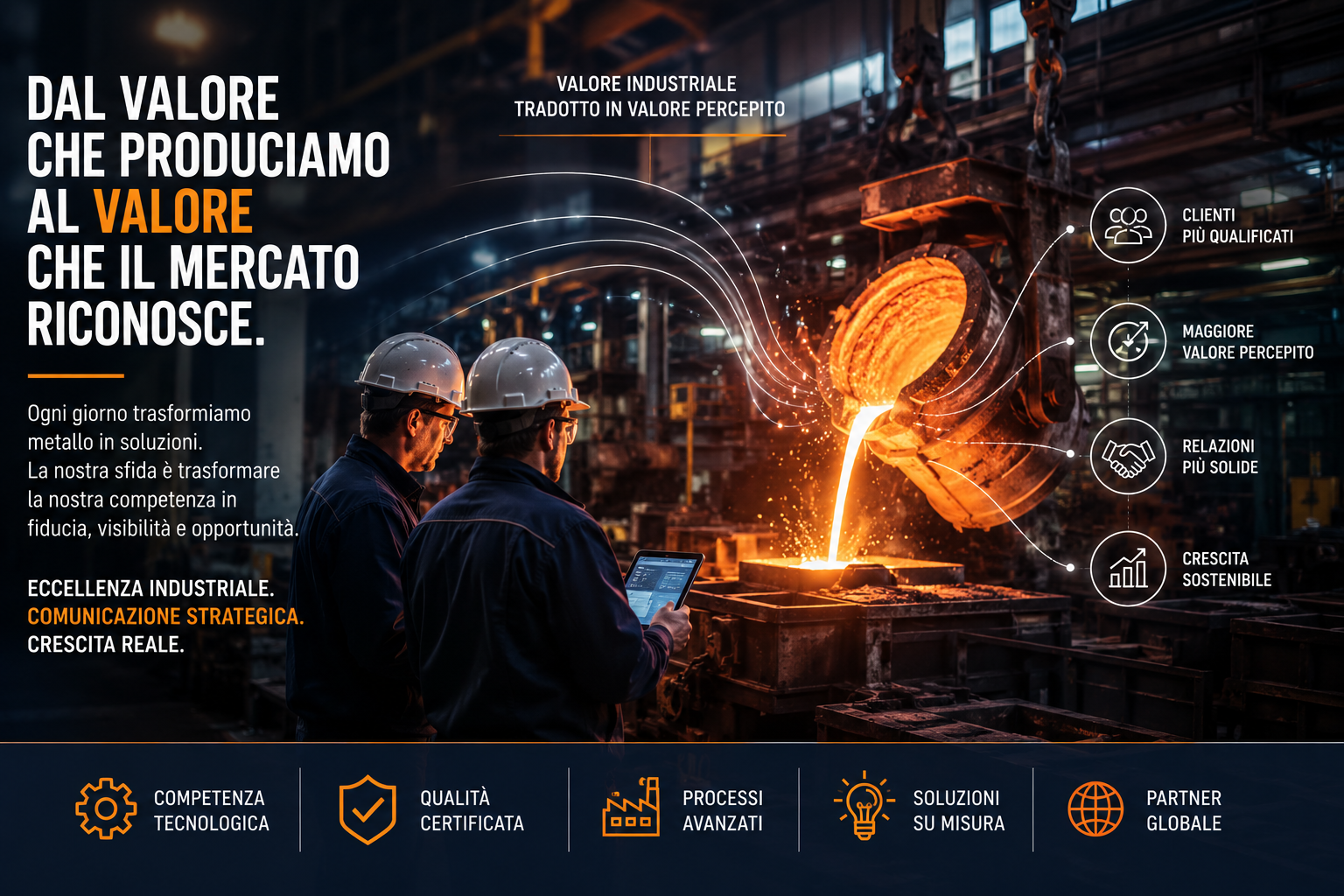 Il grande problema di marketing delle fonderie italiane: eccellenza tecnica invisibile e come trasformarla in vantaggio competitivo